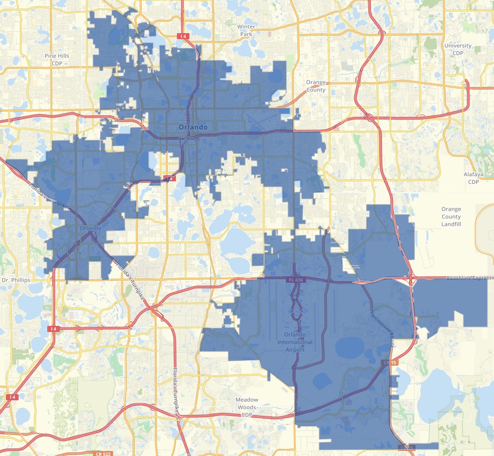 Saturate Orlando Progress Map